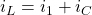 i_L=i_1+i_C